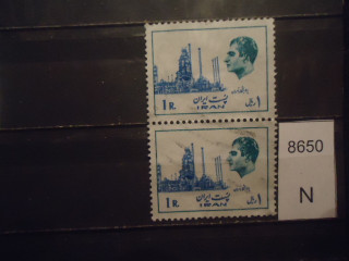 Фото марки Иран 1975г сцепка