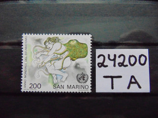 Фото марки Сан Марино марка 1977г **