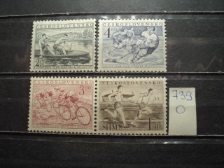 Фото марки Чехословакия серия 1952г *