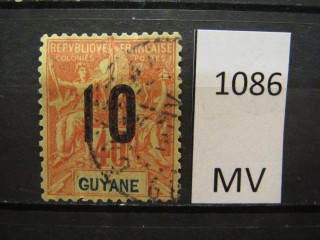 Фото марки Франц. Гвиана 1912г