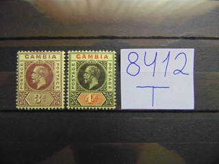 Фото марки Британская Гамбия 1912г *