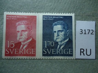 Фото марки Швеция 1960г серия *