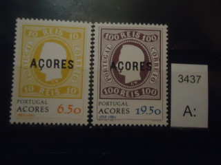 Фото марки Португалия 1980г серия надпечатка **