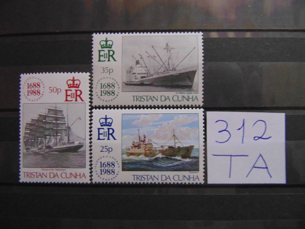 Фото марки Тристан Да Кунья 1988г **