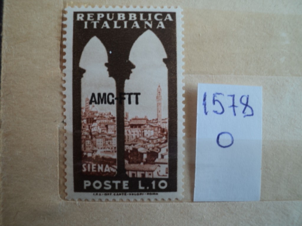 Фото марки Итал. Триест 1954г **
