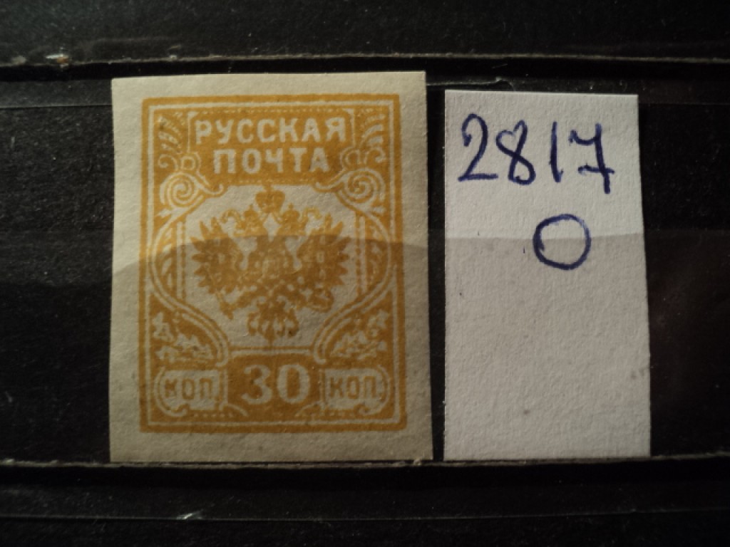 Фото марки Россия. Гражданская война 1919г *