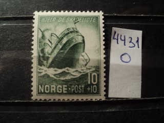 Фото марки Норвегия 1944г **