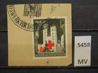 Фото марки Германская оккупация Польши 1940г спецгашение