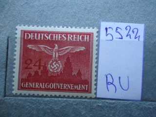 Фото марки Германская оккупация Польши 1943г **