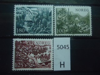 Фото марки Норвегия 1977г серия **