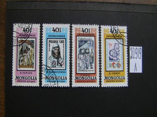 Фото марки Монголия 1980г