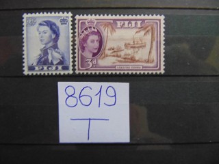 Фото марки Британские Фиджи 1954г **