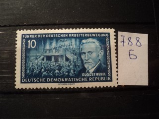 Фото марки Германия ГДР 1955г *