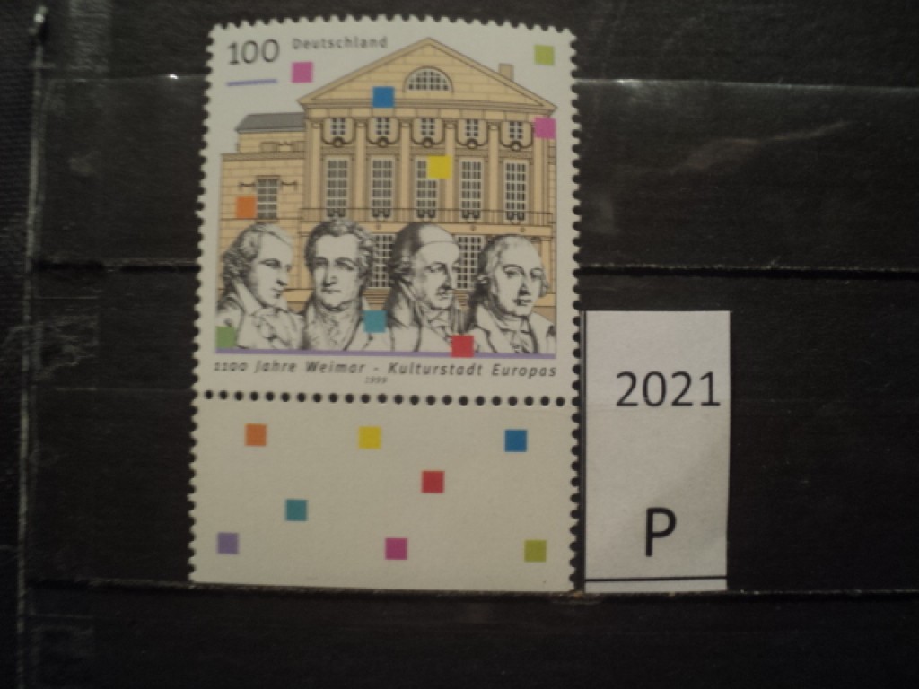 Фото марки Германия 1999г **