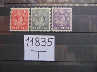 Фото марки Британская Св. Люсия 1938г *