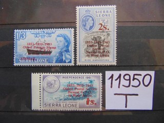 Фото марки ританская Сьерра Леоне 1963г **
