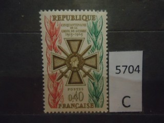 Фото марки Франция 1965г **