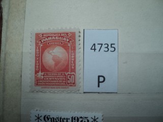 Фото марки Парагвай 1940г **