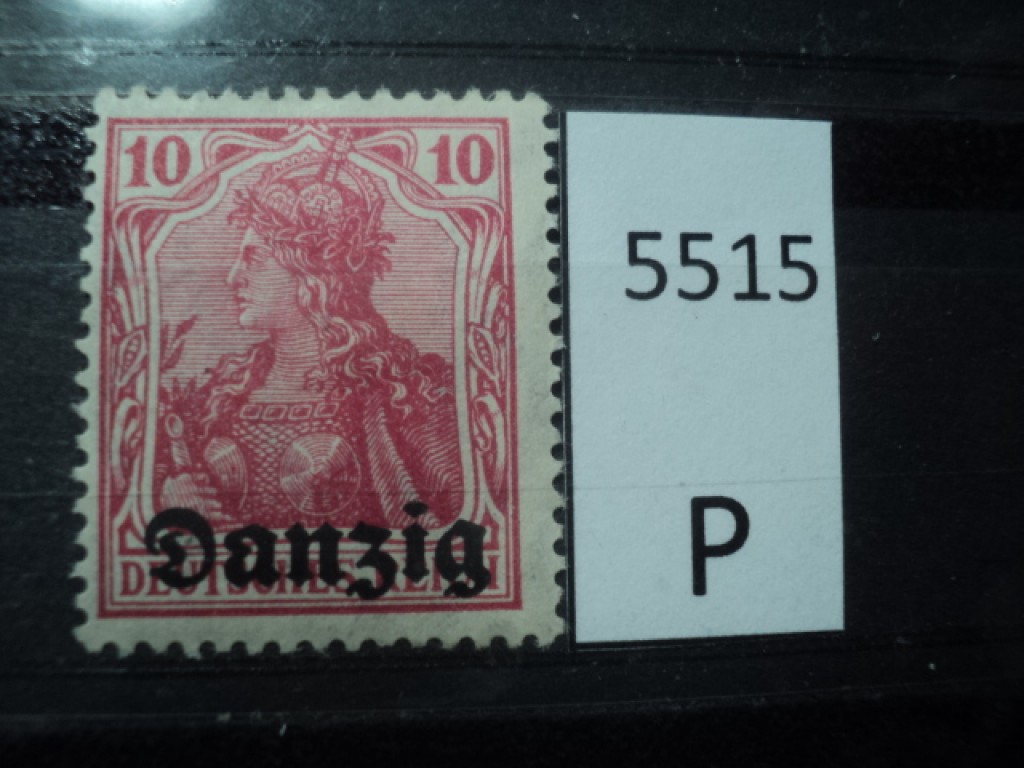 Фото марки Герман. Данциг 1920г *