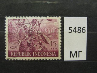 Фото марки Индонезия 1960г
