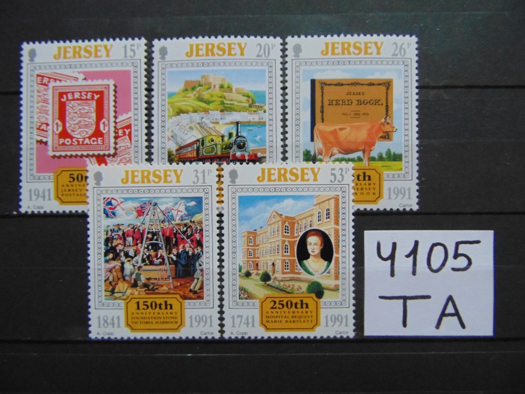Фото марки Британский Джерсей серия 1991г **