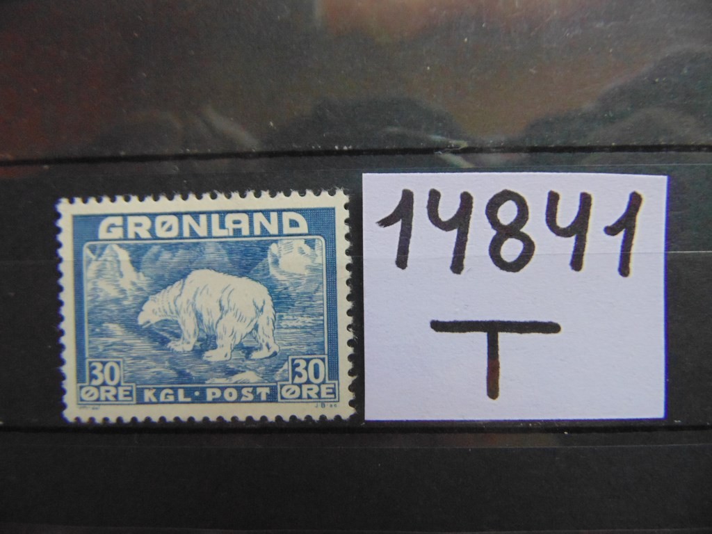 Фото марки Гренландия 1938г **