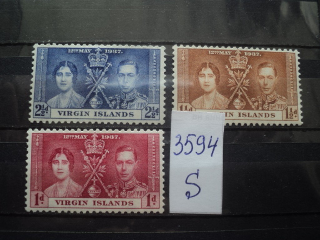 Фото марки Виргинские острова 1937г *
