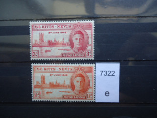 Фото марки Брит. Сент Китс 1946г *