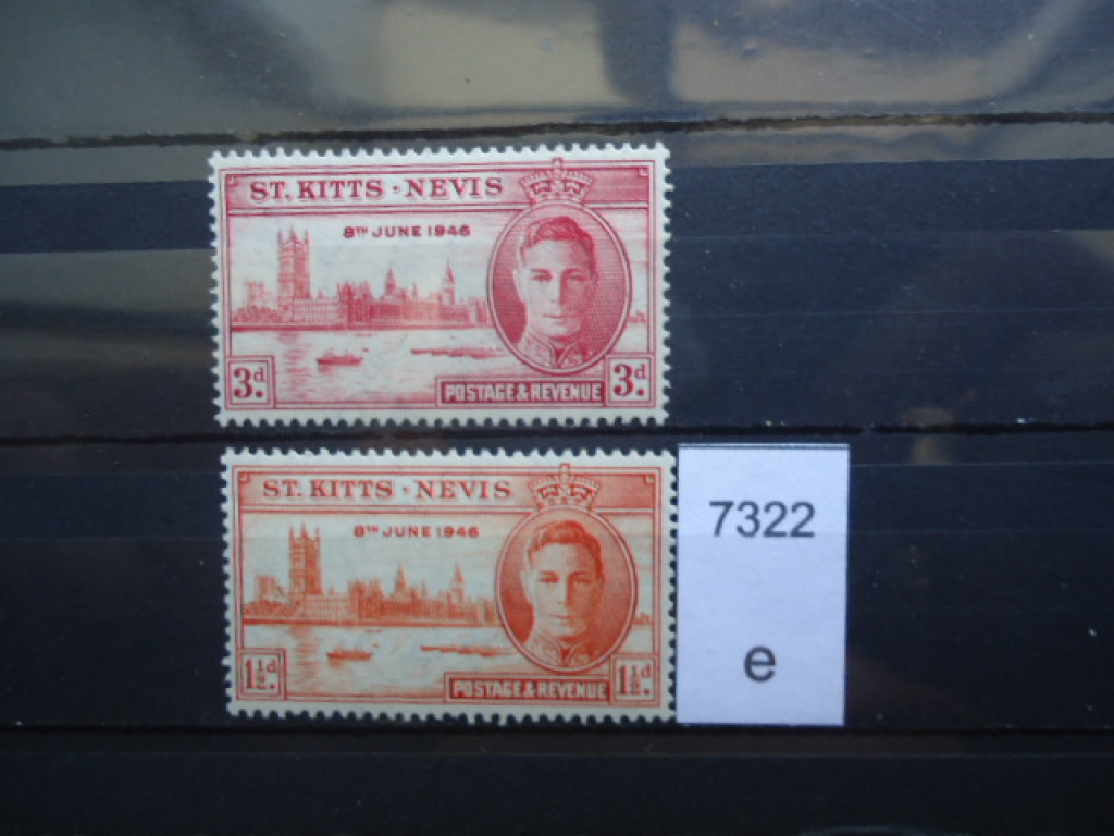 Фото марки Брит. Сент Китс 1946г *