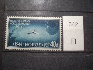 Фото марки Норвегия 1944г **