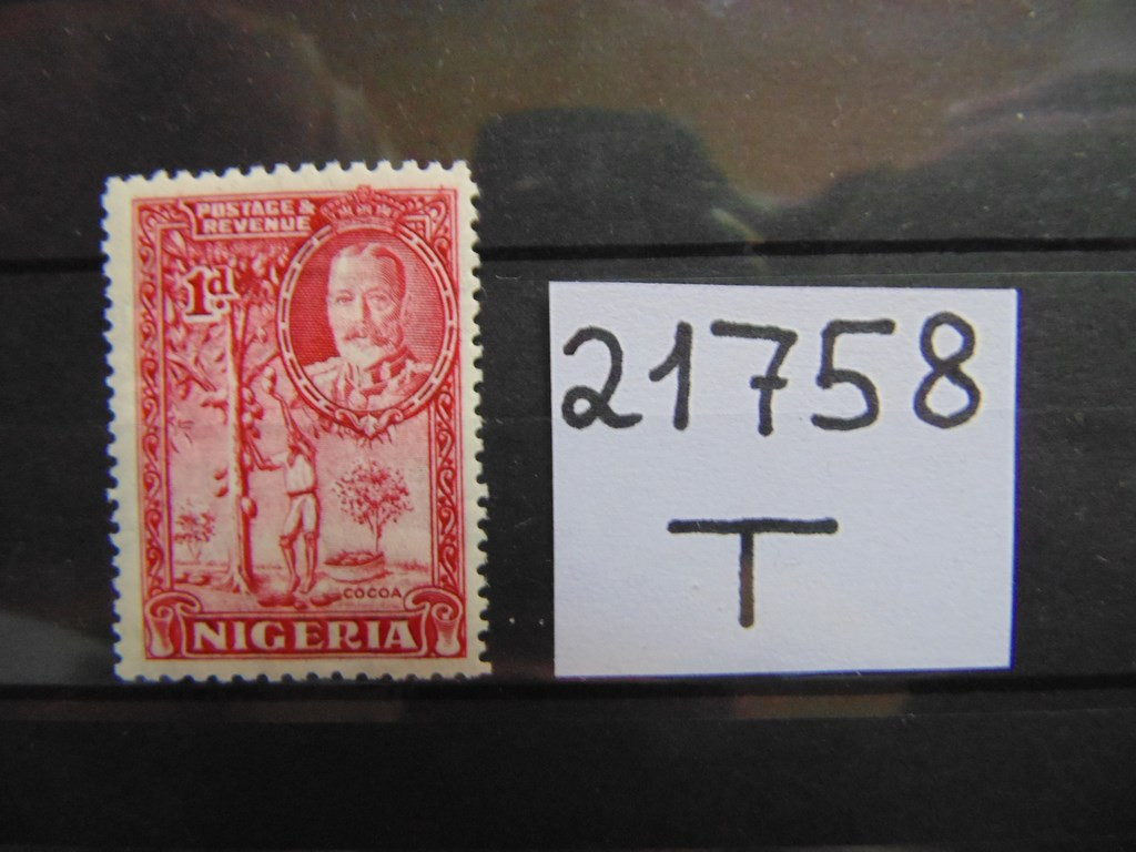 Фото марки Британская Нигерия 1936г **