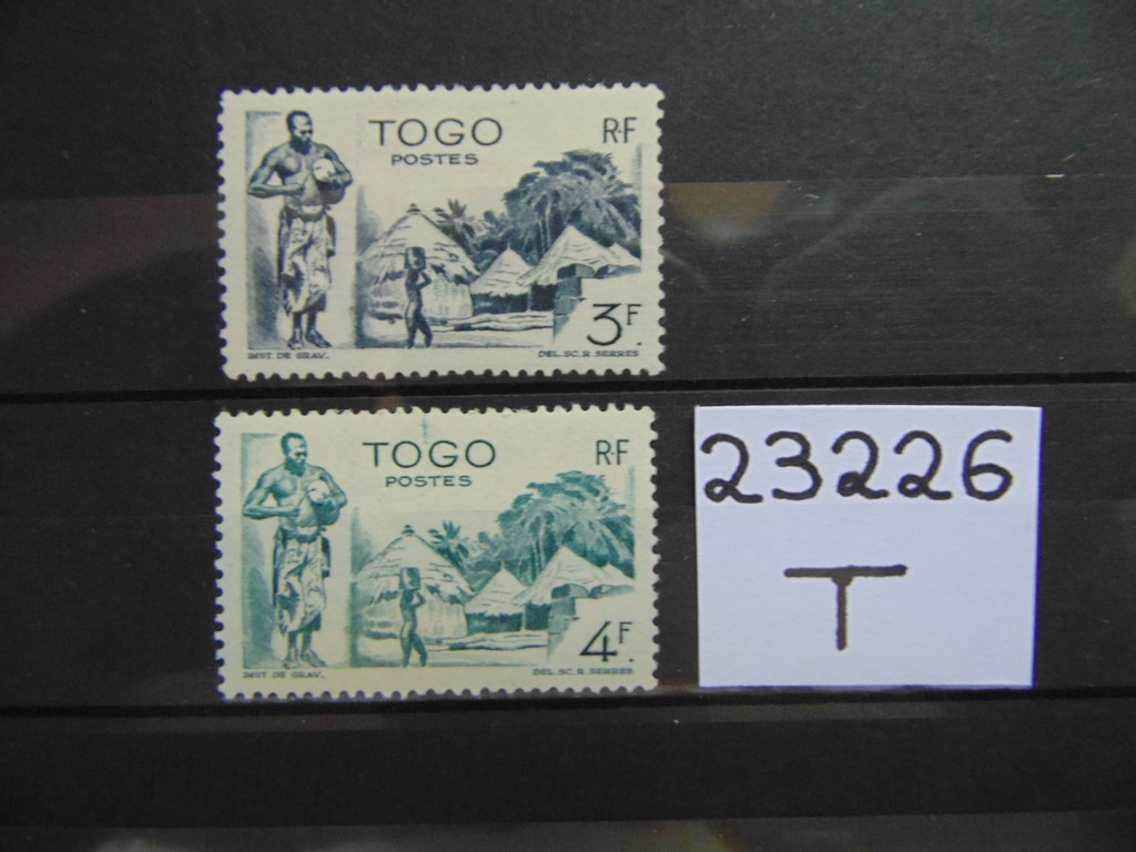 Фото марки Французское Того 1947г *