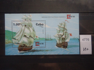 Фото марки Куба 1996г блок **