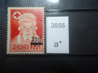 Фото марки Норвегия 1948г надпечатка **