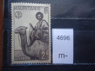 Фото марки Франц. Мавритания 1938г *