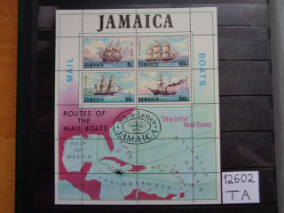 Фото марки Ямайка блок 1974г **