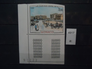 Фото марки Монако 1982г с купоном **