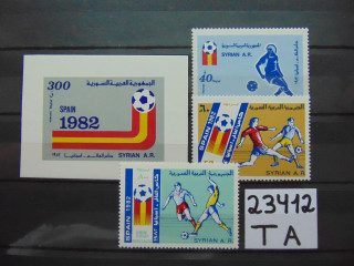 Фото марки Сирия серия+блок 1982г **