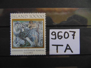 Фото марки Исландия марка 1985г **