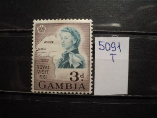 Фото марки Брит. Гамбия 1961г *