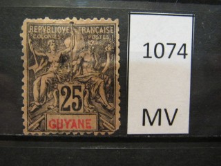 Фото марки Франц. Гвиана 1892г