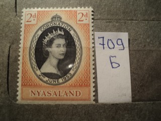 Фото марки Брит. Ньяссаленд 1953г *