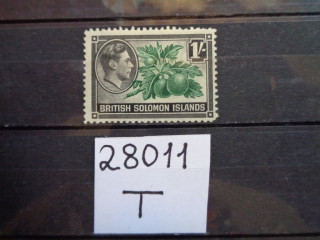 Фото марки Британские Соломоновы Острова 1939г **