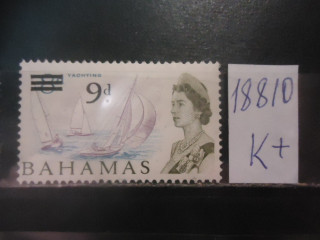 Фото марки Брит. Багамские острова 1966г надпечатка **