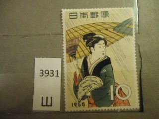 Фото марки Япония 1958г *