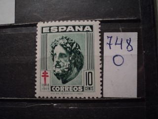 Фото марки Испания 1948г **