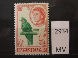 Фото марки Каймановы острова 1962г *