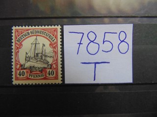 Фото марки Немецкая Юго-западная Африка 1901г *