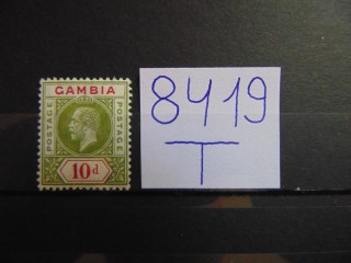 Фото марки Британская Гамбия 1921г *