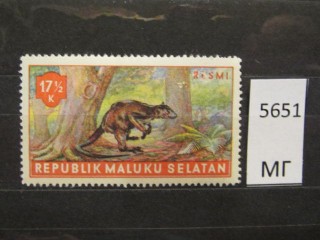 Фото марки Индонезия 1954г *